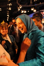 Maryam Radjavi, President-elect of the National Council of the Resistance of Iran. Paris Gathering in support of Iranian Resistance, 30/6/2007. Independent and the Times, had included her in the list of the 100 most powerful women in the world. © Maro Kouri