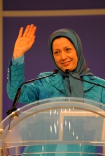Independent and the Times, had included her in the list of the 100 most powerful women in the world (1996):
Maryam Radjavi, President-elect of the National Council of the Resistance of Iran. Paris Gathering in support of Iranian Resistance, 30/6/2007. © Maro Kouri