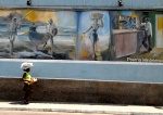 Capo Verde, Sao Vincente, Mindelo‘s market and most of the street‘s walls are painted ispired from city‘s daily life. © Maro Kouri