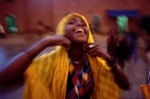 Ethiopia,Harer. . Girl belongs in Omoro tribe, show her happiness at the prospect of rain.  © Maro Kouri